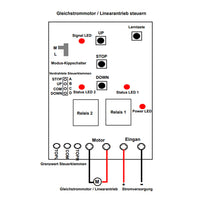 1-Kanal RF Funkschalter für Gleichstrommotor oder Linearantrieb (Modell 0020317)