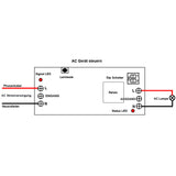 1 Kanal 100M AC 230V Funk Fernkontrollset mit Toggle/Momentan/Verklinkte Modus (Modell 0020613)
