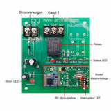 1 Kanal 5KM Funkschalter Große Reichweite Mit DC Eingang und Relaisausgang (Modell 0020685)