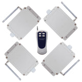 1 Sender steuert 4 Empfänger Fernsteuerungsschalter mit 4 Kanäle DC Ausgang