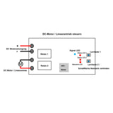 1 Wege Smart WLAN Schalter Steuerung von DC Motor oder Linearantrieb (Modell 0022004)
