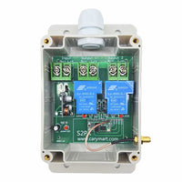 1000M 2 Kanäle Drahtloses Sender-Empfänger-System zur Steuerung von DC 6V/9V/12V/24V-Stromversorgungsgeräten (Modell 0020514)