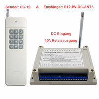 12 Kanal 5KM Hohe Reichweite Home Easy Funkschalter Mit DC Eingang (Modell 0020033)