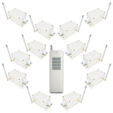 12 Kanäle DC 10~80V Fernsteuerung Schalter mit 1 Sender & 12 Empfänger (Modell 0020735)