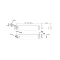 150MM 12V 24V Mini Elektrozylinder Stifttyp Linearantrieb E (Modell 0041583)