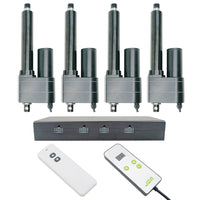 Vier 12000N Hohe Schub Linearantrieb Synchronsteuerungsset