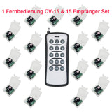 1 Kanal DC 12V 9V 24V Funkschalter mit Zeitsteuerung von 0 bis 99 Sekunden (Modell 0020011)