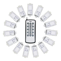 15 Kanäle AC 110/220V Funk RF Kontroller An/Aus-ein Sender & 15 Empfänger
