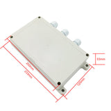 Große Wasserdicht Gehäuse + Wasserdicht Connector + Ohren 200mm x 120mm x 53mm (Modell 0020940)