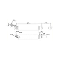 100MM 12V 24V Mini Elektrozylinder Stifttyp Linearantrieb E (Modell 0041582)