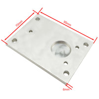 Fester Unterseite Montage Flache Platten Halterung für Elektrischer Linearantrieb/Elektrozylinder A (Modell 0043072)
