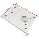 Fester Unterseite Montage Flache Platten Halterung für Elektrischer Linearantrieb/Elektrozylinder A (Modell 0043072)