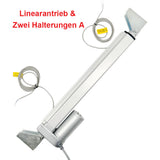 Linearantrieb mit einstellbarem Hub/Elektrozylinder 2000N Schub 350MM Hub (Modell 0041696)