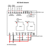 2 Kanal 500M 433MHz Funkempfänger Set AC 380V 30A Hochleistung für Pumpe (Modell 0020072)