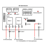 2 Kanal Funkfernbedienung Set 1000M mit Zeitverzögerung für DC 12V 24V Motor / Leuchte (Modell 0020485)