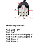 Synchronregler zur Synchronsteuerung von 2 Linearantrieben/Elektrozylinder A / B / J (Modell 0043025)
