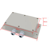 Große Wasserdicht Gehäuse + Wasserdicht Connector + Ohren 192mm x 100mm x 45mm (Modell 0020941)