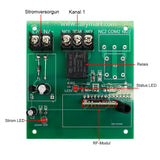1 Wege RF Funkempfänger mit Relaisausgang und Wasserdichter Funktion (Modell 0020197)