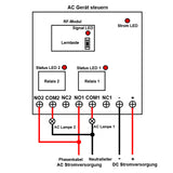 DC 6V/9V/12V/24V Potentialfreie Kontakt Ausgang, Wasserdichtes Empfänger (Modell 0020199)