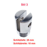Anpassung des Frontsteckverbinders für Schwerlast-Linearantrieb C (Modell 0044109)