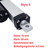 Vier 3500N Wasserdichter Elektrischer Elektrozylinder Linearantrieb Synchronisieren (Modell 0043067)