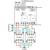 2 Kanal 500M 433MHz Funkempfänger Set AC 380V 30A Hochleistung für Pumpe (Modell 0020072)