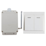 2 Kanäle Funk Wandschalter mit Wandsender