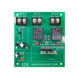 2 Wege DC 6V/9V/12V/24V Netzteil Universal Fernschalter 1000M Reichweite (Modell 0020347)