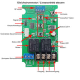 DC 12V 24V 2000N Elektrischer Linearantrieb mit Fernbedienung Elektrozylinder (Modell 0043083)