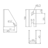 DC 12V 24V 2000N Elektrischer Linearantrieb mit Fernbedienung Elektrozylinder (Modell 0043083)