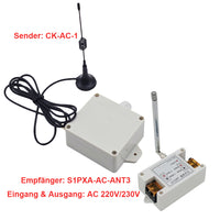 200M AC 220V/230V Eingang Ausgang Funkschalter Ausgelöst durch Wechselstrom (Modell 0023002)