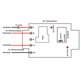 Wassertank-Wasserpumpen-Fernbedienung  mit Wasserstandsensor und Relaisausgang 220 V AC