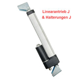 Wasserdichter Linearantrieb IP67 / Leiser Elektrozylinder 250mm Hub (Modell 0041937)