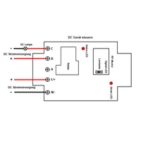 1 Kanal Relais Fernschalter Funksender Steuerung 8-80V Universalfernbedienung 30A 1000M (Modell 0020524)