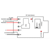 1 Kanal Relais Fernschalter Funksender Steuerung 8-80V Universalfernbedienung 30A 1000M (Modell 0020524)