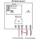 AC 30A Hochleistungs Funk Relais Schalter 5000M Fernsteuerung Beleuchtung (Modell 0020093)