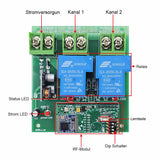 30A Hoheleistung Funkempfänger und Sender Set 5KM Ferngesteuerte LED Lampe (Modell 0020115)