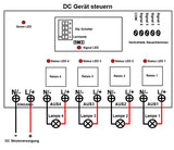 4 Kanal Hohe Reichweite Funk Relais Schalter mit DC Eingang und Ausgang (Modell 0020671)