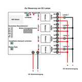 4 Wege Bluetooth / Wlan Funkschalter Smartphone und Fernbedienung Steuerung (Modell 0022015)
