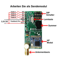 5000M Langstrecken Funk Sender Empfänger Bidirektionales Modul (Modell 0020242)