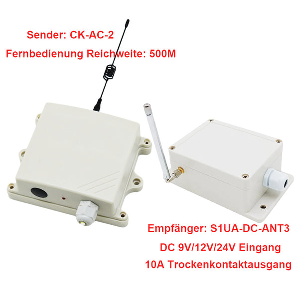 500M AC Strom Auslösend Funkschalter Set mit Relaisausgang
