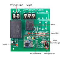 5KM Langstrecken Funkschalter Mit 1 AC Eingang und Potentialfreier Ausgang (Modell 0020689)