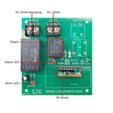 6 Kanal AC 110V 220V Funk Lichtschalter / Türöffner Funkfernsteuerung mit 1 Sender & 6 Empfänger (Modell 0020458)