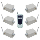 6 Kanal AC 110V 220V Funkschalter mit 1 Sender & 6 Empfänger