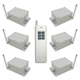 6 Kanal AC 110V 220V Funk Lichtschalter / Türöffner Funkfernsteuerung mit 1 Sender & 6 Empfänger (Modell 0020458)