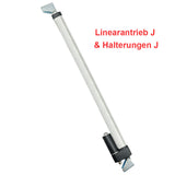Wasserdichter Linearantrieb IP67 / Leiser Elektrozylinder 600mm Hub (Modell 0041943)