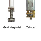 6V 12V 24V Langlebiger Miniatur Linearantrieb mit 75MM Hub - Leichter Elektrozylinder (Modell 0041747)