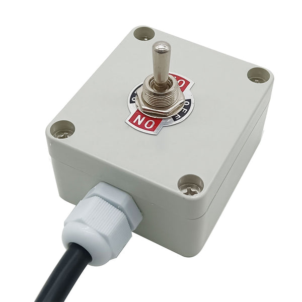Handkippschalter zur Manuellen Steuerung der Bewegungsrichtung von Gleichstrommotoren oder Elektrischen Linearantrieben/Elektrozylinder (Modell 0043013)