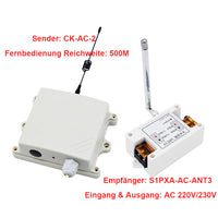 AC 220V/230V Ausgang 500M Fernschalter aktiviert durch AC Strom