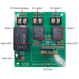 AC 220V Fernbedienungsschalter für Eine-Steuerung-Vier Sender und Empfänger (Modell 0020729)